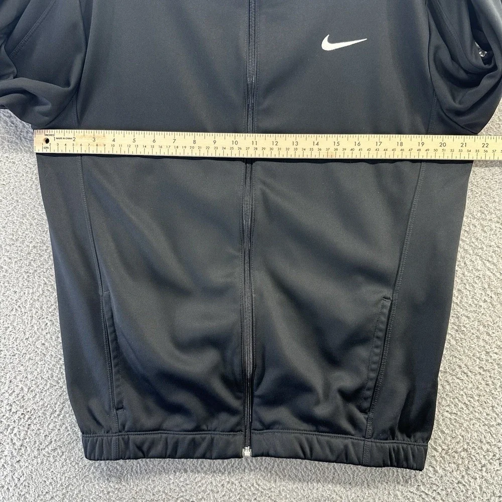 Nike Golf Track Jacket Men's Size Small Black Full Zip Therma-Fit Jacket Size S